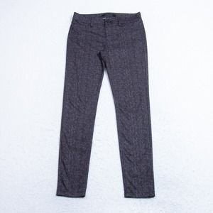 Liverpool Pants Womens 4/27 - 29x28 Jegging Heathered Gray Black Faux Pockets